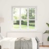 Store de Fenêtre avec des rideaux Autre Blanc 140 x 175 cm Aluminium 
