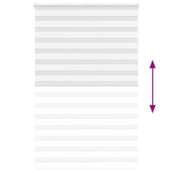 Store zèbre blanc 150x230 cm largeur du tissu 145,9cm polyester 