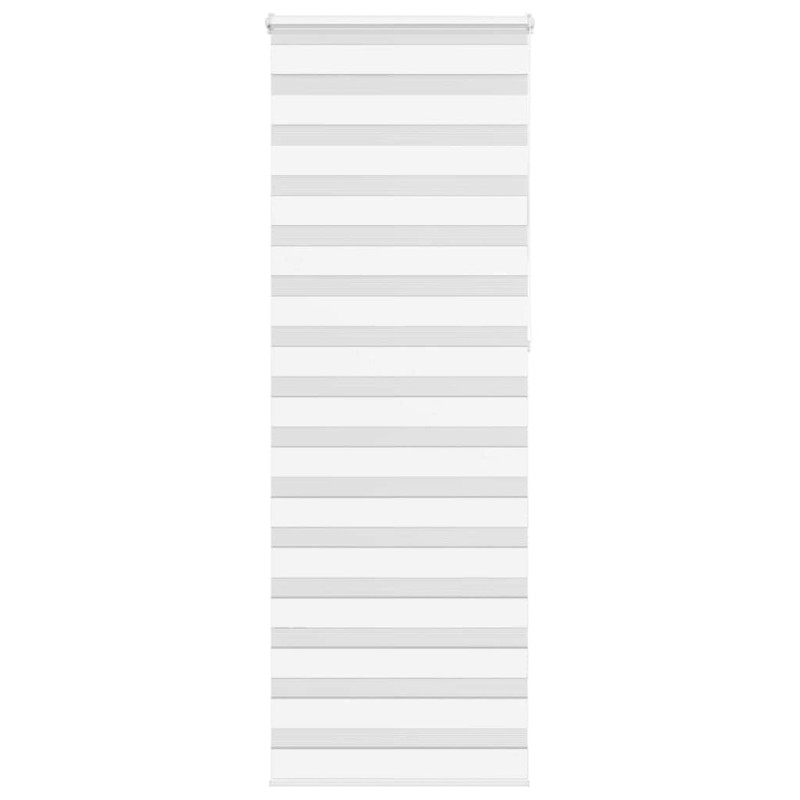 Store zèbre blanc 70x230 cm largeur du tissu 65,9 cm polyester 