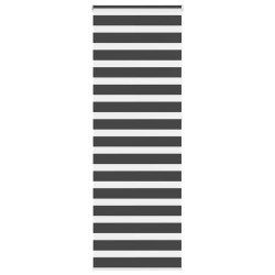 Store zèbre noir 70x230 cm largeur du tissu 65,9 cm polyester 
