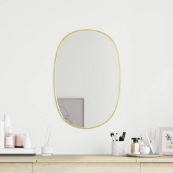 Miroir mural Doré 60x40 cm 