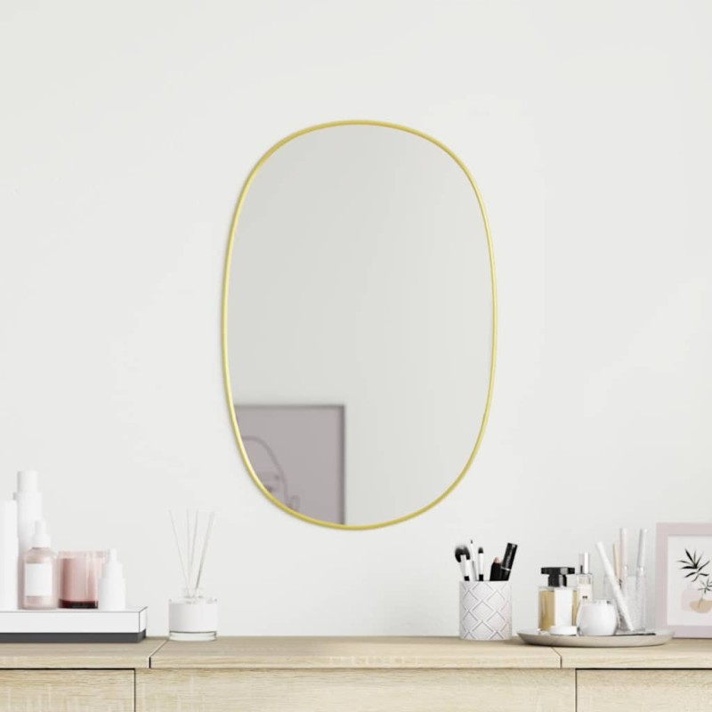 Miroir mural Doré 60x40 cm 