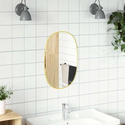 Miroir mural Doré 60x40 cm 