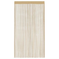Rideau en fils 2 pcs 140 x 250 cm Beige 