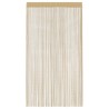 Rideau en fils 2 pcs 140 x 250 cm Beige 