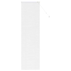 Store de Fenêtre avec des rideaux Autre Blanc 80 x 130 cm Aluminium 