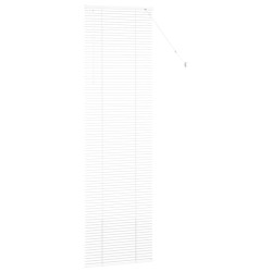 Store de Fenêtre avec des rideaux Autre Blanc 80 x 130 cm Aluminium 