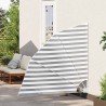 Écran de confidentialité pour balcon Anthracite et blanc 
