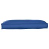 Coussin de Palette Assise/Dossier Bleu Royal 120x60x12 cm Tissu Oxford 