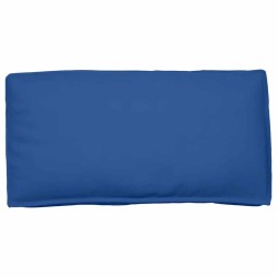 Coussin de Palette Assise/Dossier Bleu Royal 120x60x12 cm Tissu Oxford 