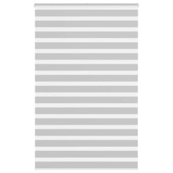 Store zèbre gris clair largeur du tissu 145,9 cm polyester 