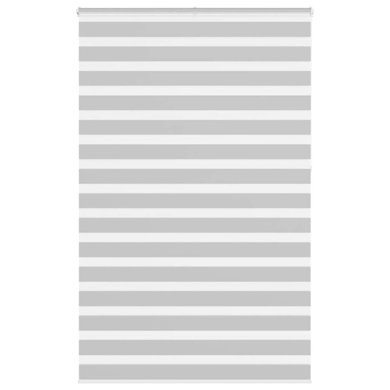 Store zèbre gris clair largeur du tissu 145,9 cm polyester 
