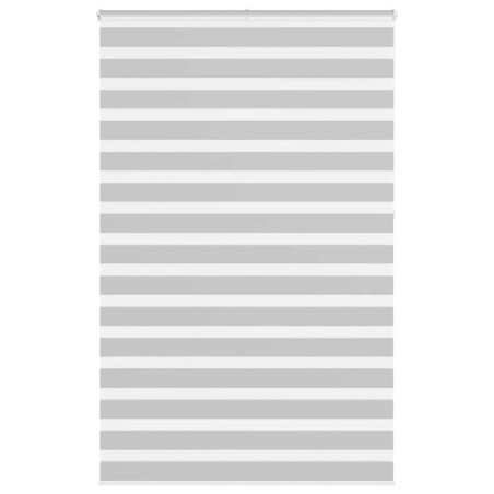 Store zèbre gris clair largeur du tissu 145,9 cm polyester 