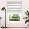 Store zèbre gris clair largeur du tissu 145,9 cm polyester 