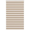 Store zèbre marron sable largeur du tissu 145,9 cm polyester 