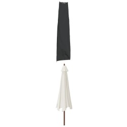 Housse de parapluie de jardin noir 190x50/30 cm oxford 420D 