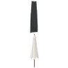 Housse de parapluie de jardin noir 190x50/30 cm oxford 420D 