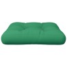 Coussin de palette vert 60x60x12 cm tissu 