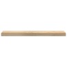 Appuis de fenêtre 2 pcs non traité 90x15x2 cm bois chêne massif 