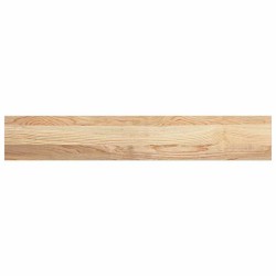 Appuis de fenêtre 2 pcs non traité 90x15x2 cm bois chêne massif 