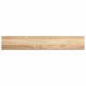 Appuis de fenêtre 2 pcs non traité 90x15x2 cm bois chêne massif 