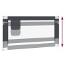 Barrière de sécurité de lit d'enfant Gris foncé 160x25 cm Tissu 