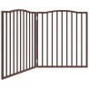Barrière pour chien pliable 2 panneaux 160 cm bois de peuplier 