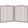 Barrière pour chien pliable 2 panneaux 160 cm bois de peuplier 