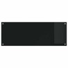 Bordure de cuisine Noir 110x40x0,6 cm en verre trempé 