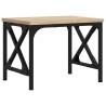 Support d'imprimante chêne sonoma 40x30x31 cm bois d'ingénierie 