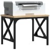 Support d'imprimante chêne sonoma 40x30x31 cm bois d'ingénierie 