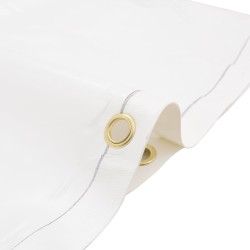 Bâche blanc 1x2,5 m 650 g/m² 