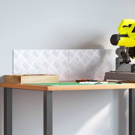 Plaques en alu à motif chevron - 2 Pack, Antidérapant, 40x20 cm 