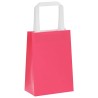 Sacs en papier 250 pcs avec poignées rose 15x8x21 cm 