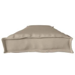 Coussin palette pour banc taupe 180 x 40 x 8 cm en tissu Oxford 