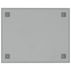 Tableau noir magnétique mural Blanc 50x40 cm Verre trempé 