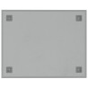 Tableau noir magnétique mural Blanc 50x40 cm Verre trempé 