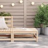 Repose-pied de jardin 70x70x30 cm bois de pin massif 