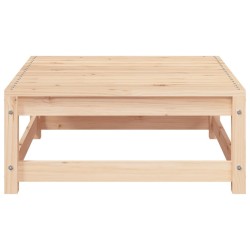 Repose-pied de jardin 70x70x30 cm bois de pin massif 