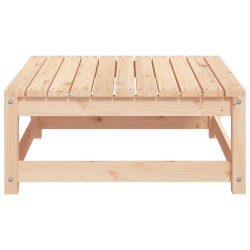 Repose-pied de jardin 70x70x30 cm bois de pin massif 