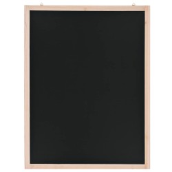 Tableau noir mural Bois de cèdre 60 x 80 cm 