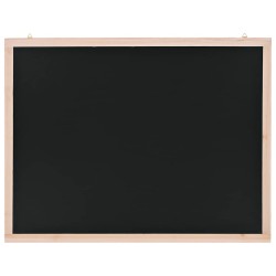 Tableau noir mural Bois de cèdre 60 x 80 cm 