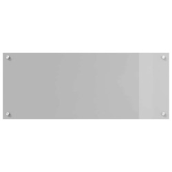 Éclairage de crédence de cuisine gris clair 100x40x0,6 cm en verre trempé 