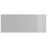 Éclairage de crédence de cuisine gris clair 100x40x0,6 cm en verre trempé 