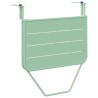 Table Suspendue d'extérieur - Vert menthe, 60 x 39 x 50 cm, Acier 