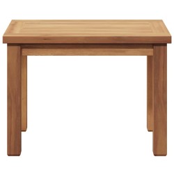 Table basse Marron 50 x 35 x 36 cm Bois de teck massif 