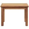 Table basse Marron 50 x 35 x 36 cm Bois de teck massif 