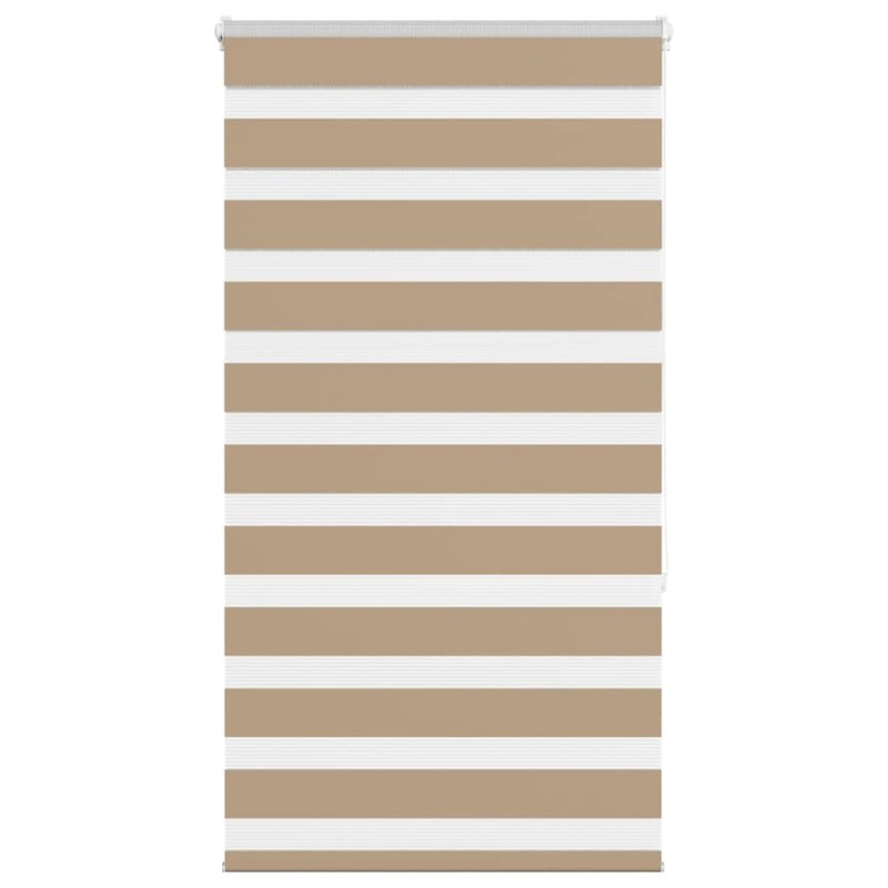 Store zèbre marron sable largeur du tissu 80,9 cm polyester 
