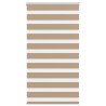 Store zèbre marron sable largeur du tissu 80,9 cm polyester 