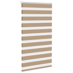 Store zèbre marron sable largeur du tissu 80,9 cm polyester 